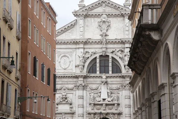 Kościół San Moise Venice — Zdjęcie stockowe