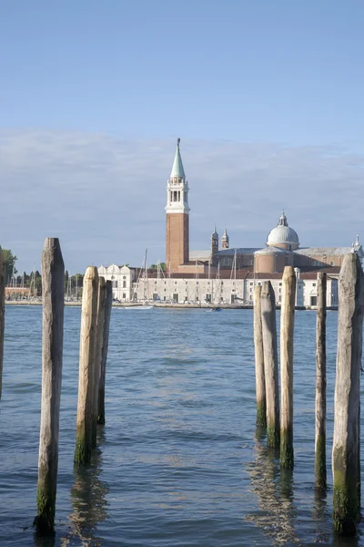 Igreja de San Giorgio Maggiore e Pier, Veneza — Fotografia de Stock