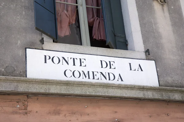 Comenda-Brücke, Venedig — Stockfoto