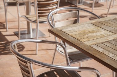 Kafe masası ve sandalyeler