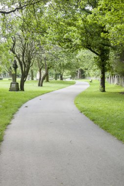 Mezar taşları gerekçesiyle ve Liverpool Anglikan Cathedr bahçeleri