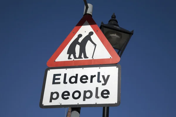 Elderly People Sign — Stock Photo, Image