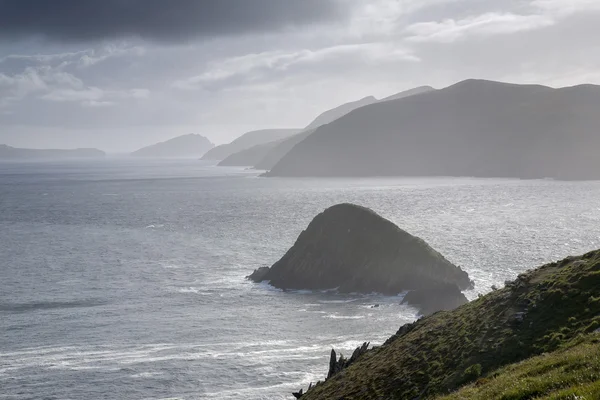 Nęcenie i wyspy Blasket, Półwysep Dingle — Zdjęcie stockowe