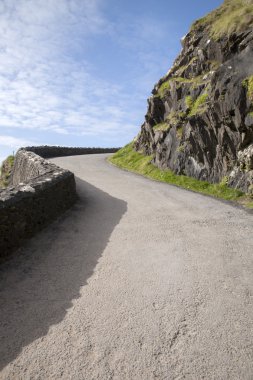 Coumeenoole Beach, kafa Dingle Yarımadası'nda yolda