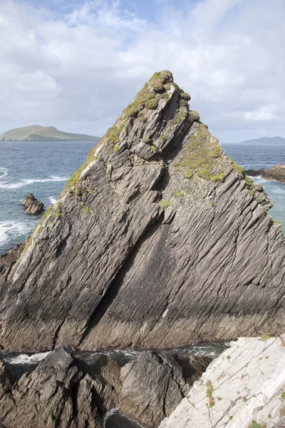 Felsen am Hafen von Dunquin, schlaffer Kopf; Dingle-Halbinsel — Stockfoto