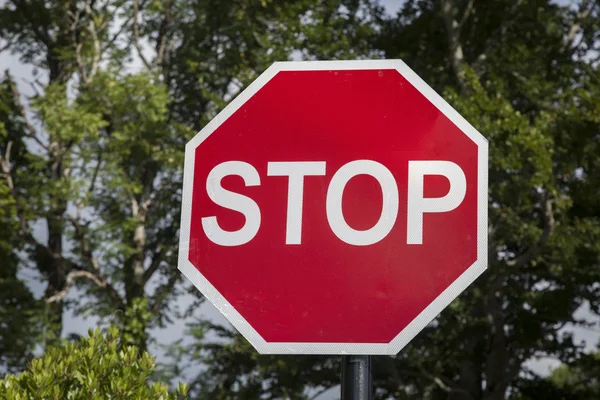 Stop panneau de signalisation — Photo