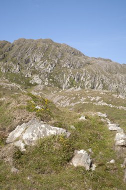Dağ silsilesi Beara Yarımadası'nda