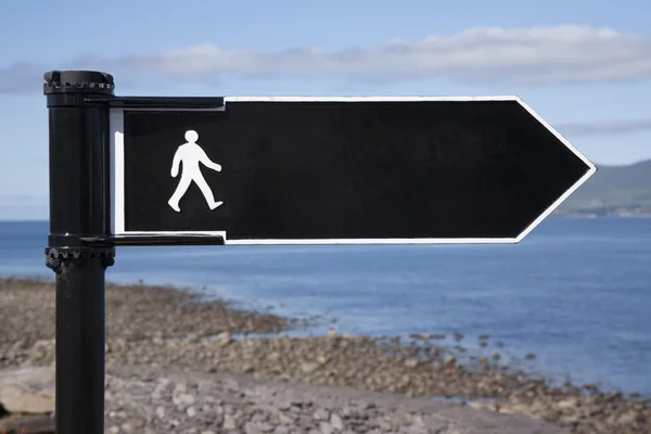 Wandelen teken kommuna — Stockfoto