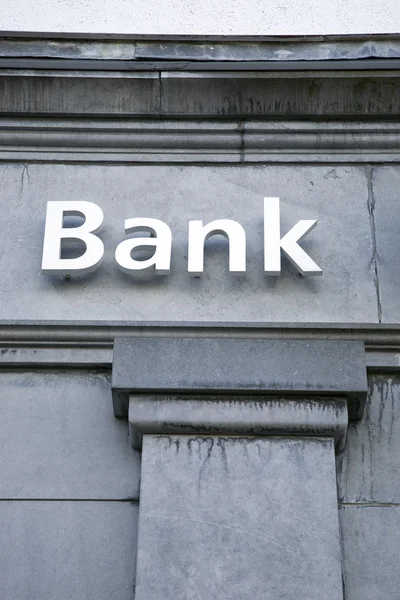 Firma de sucursal bancaria — Foto de Stock