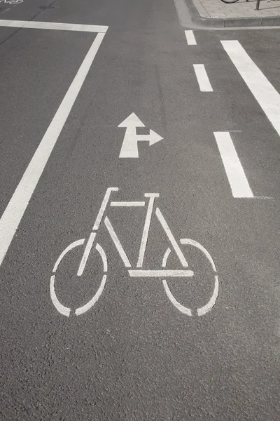 Piste cyclable à Cologne — Photo