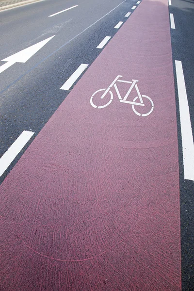 Fietspad en pijl, Bonn — Stockfoto