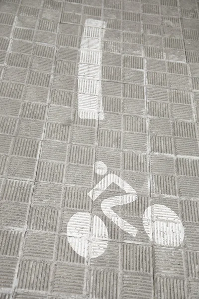 Radweg-Symbol — Stockfoto