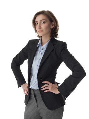 Kendine güvenen iş kadını