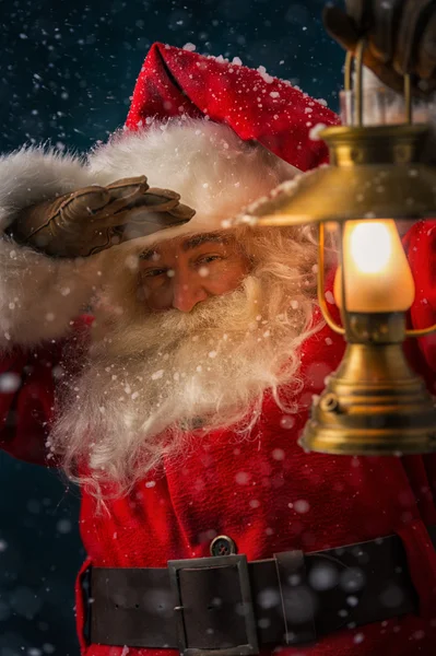 Santa Claus outdoors — Stock Photo, Image