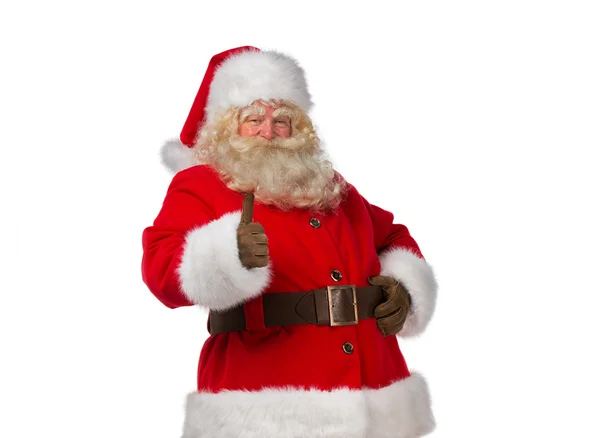 Santa Claus pulgares hacia arriba — Foto de Stock