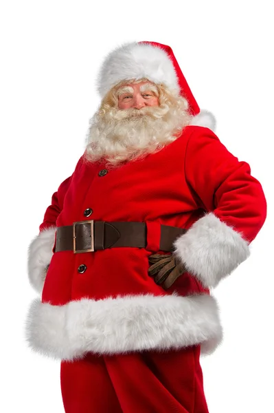 Santa Claus con las manos en las caderas — Foto de Stock