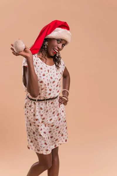 Africaine Santa femme — Photo