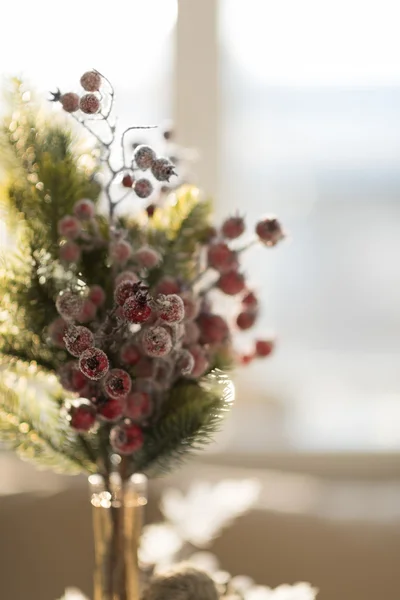 Boże Narodzenie dekoracyjne wnętrz — Zdjęcie stockowe