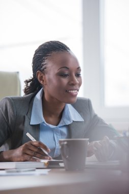 Afrikalı bir iş kadını