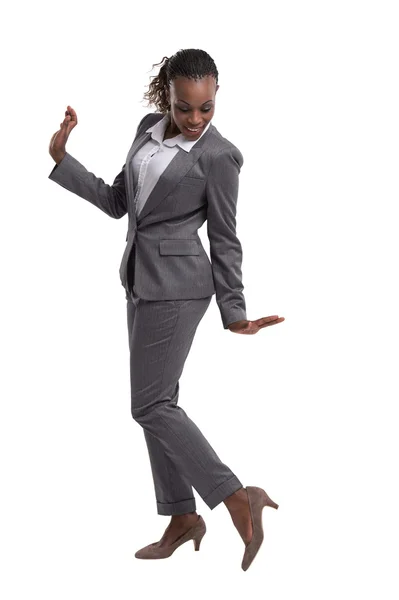 Happy african business woman — Stock Photo, Image