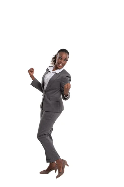 Mulher de negócios Africano feliz — Fotografia de Stock