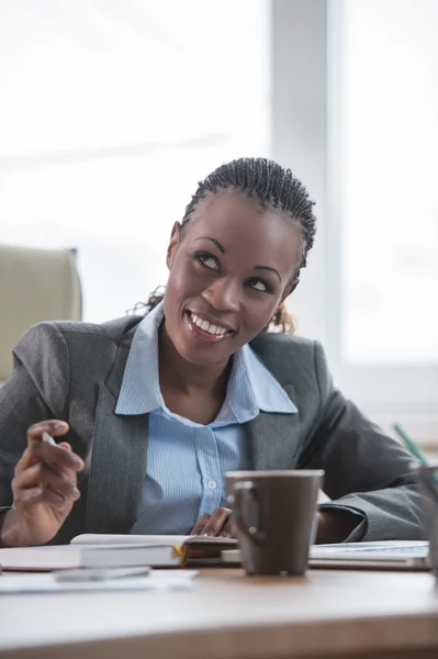 Planificación empresarial en el lugar de trabajo — Foto de Stock