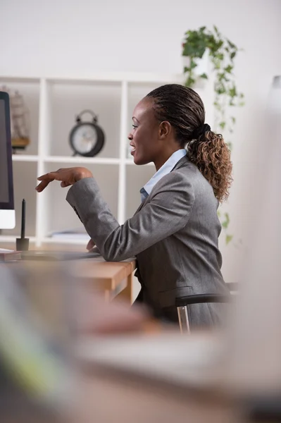 Mujer de negocios trabajando —  Fotos de Stock