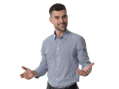 yakışıklı işadamı portresi