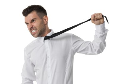 yakışıklı işadamı portresi