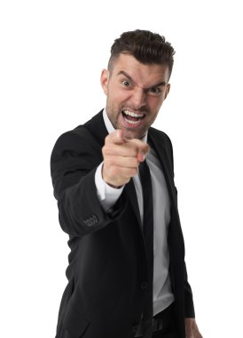 yakışıklı işadamı portresi