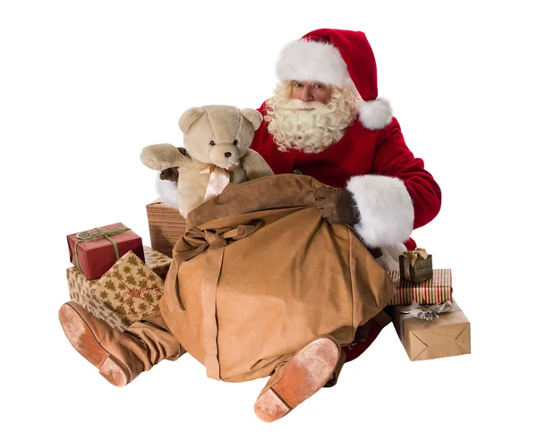 Weihnachtsmann-Porträt — Stockfoto