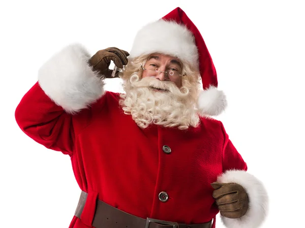 Santa claus portret — Stockfoto