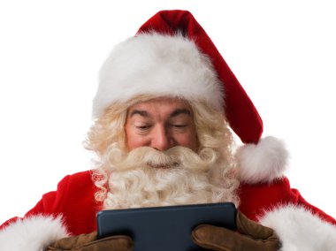 Noel baba dikey, tablet pc