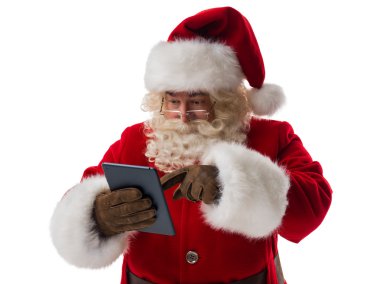 Noel baba dikey, tablet pc