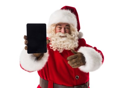 Noel baba dikey, tablet pc