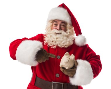 Noel baba dikey, kumbara