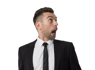 yakışıklı işadamı portresi