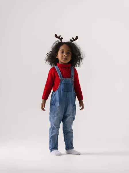 Noel zamanı küçük kız — Stok fotoğraf