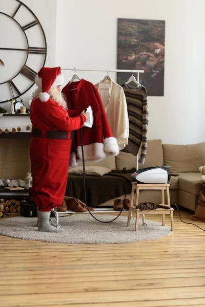 Santa Claus at Home — Stock Photo, Image