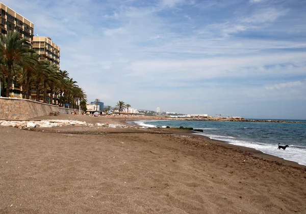 Praia em Marbella, Andaluzia — Fotografia de Stock