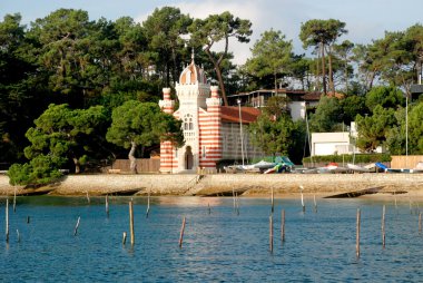Bassin d 'Arcachon' daki Saint-Marie du Cap Şapeli