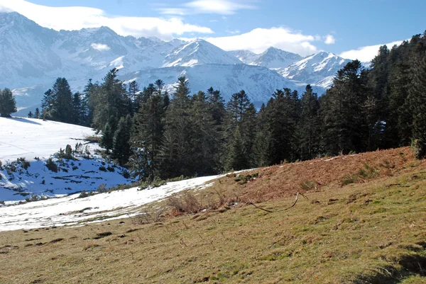 Landschap van de Pyreneeën in Frankrijk — Stockfoto