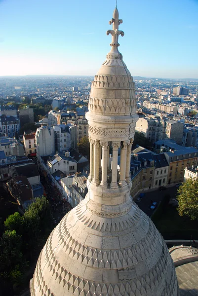 Tekintettel a párizsi sacre Coeur — Stock Fotó