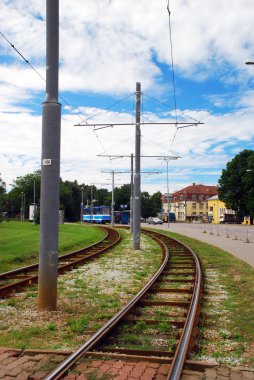 Tramvay yolu Tallin, Estonya