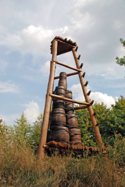 Traditionnal dağ varil Pyrohovo Müzesi'nde