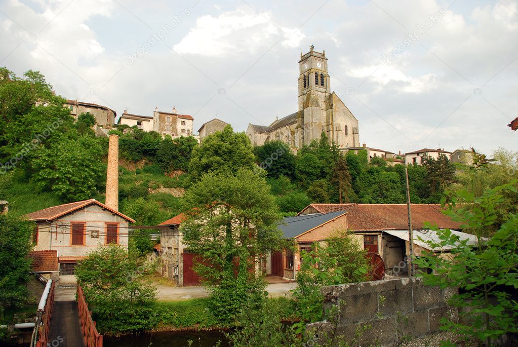 Bellac church in Haute Vienne