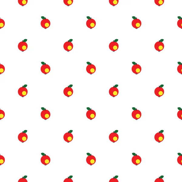 Muster mit Äpfeln — Stockvektor