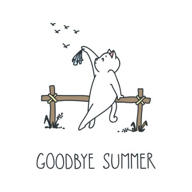 Güle güle yaz kartı