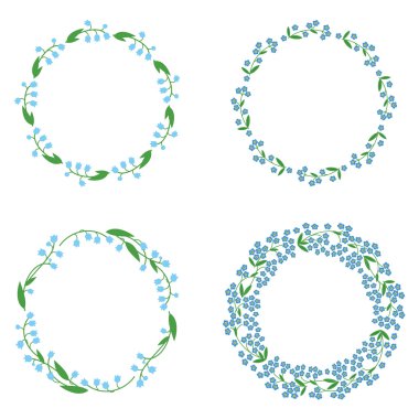 Güzel çiçek çerçeveler