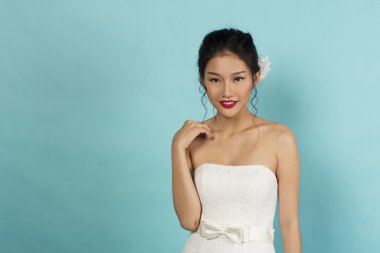 güzel Asyalı gelin